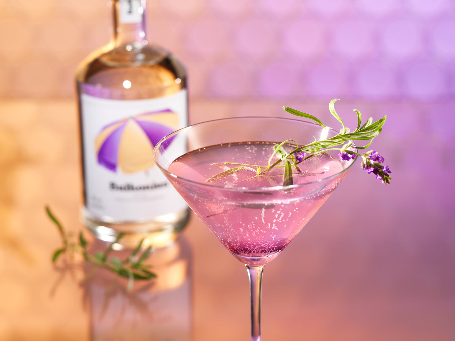 Rose- & Violet-Gimlet